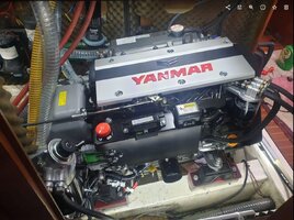 Lille Bee new Yanmar 57 May 2023.JPG